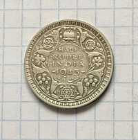 Індія Пів рупії 1943р  срібло оригінал