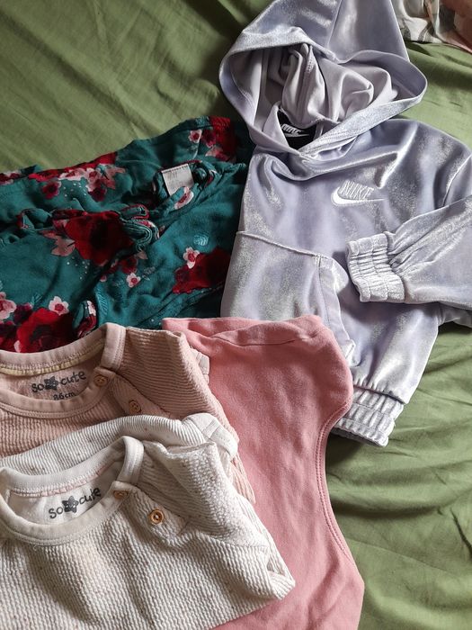 Paka ciuszków na dziewczynkę roz. 80 zima