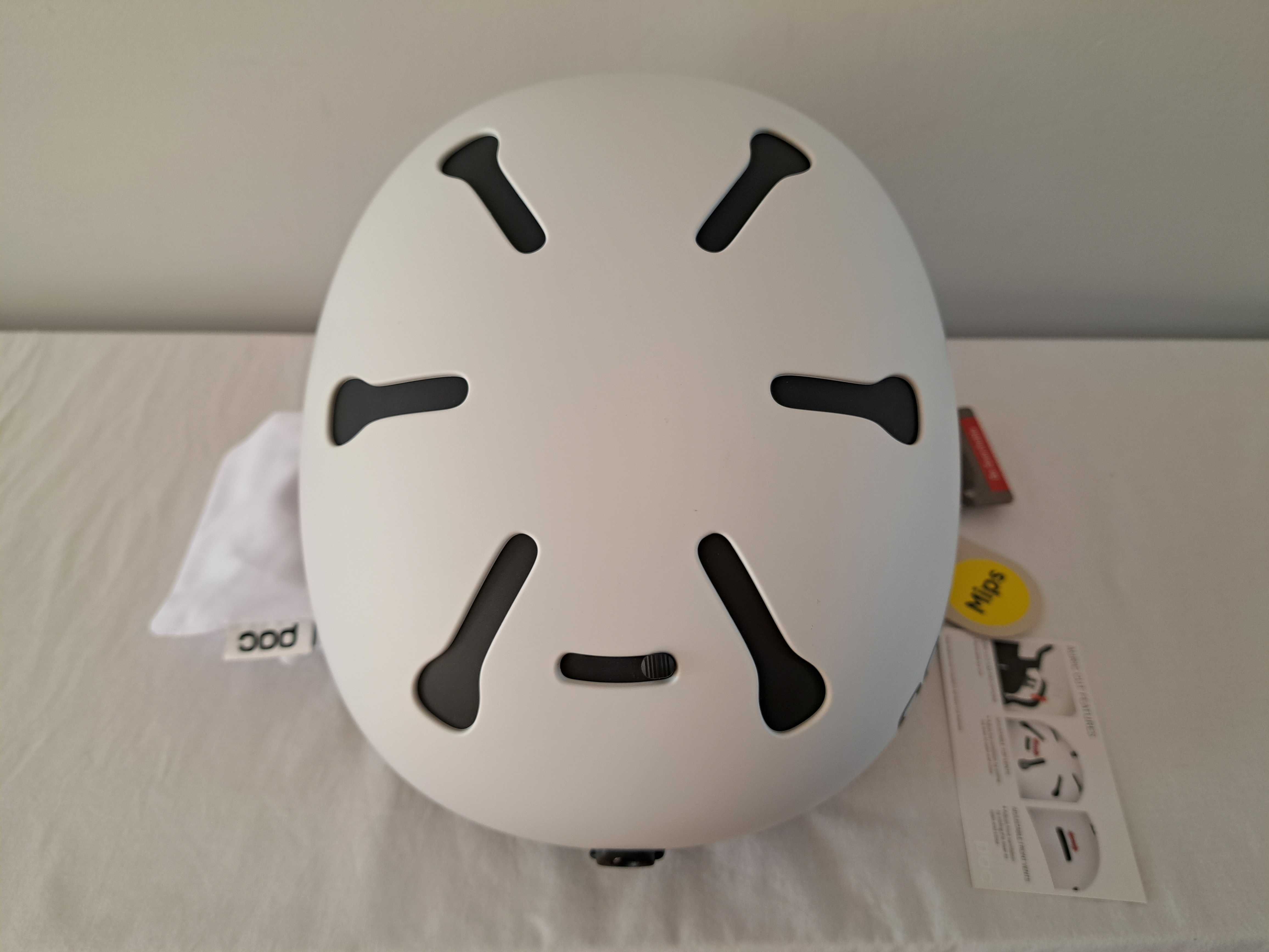 Kask narciarski POC Auric Cut BC Backcountry Mips White XL/XXL 59-62cm