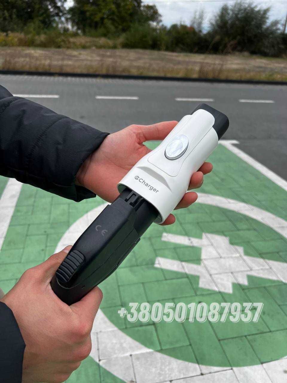 Перехідник eCharger з Type 1 на GBT (7.4 кВт 32А) для авто із Китаю