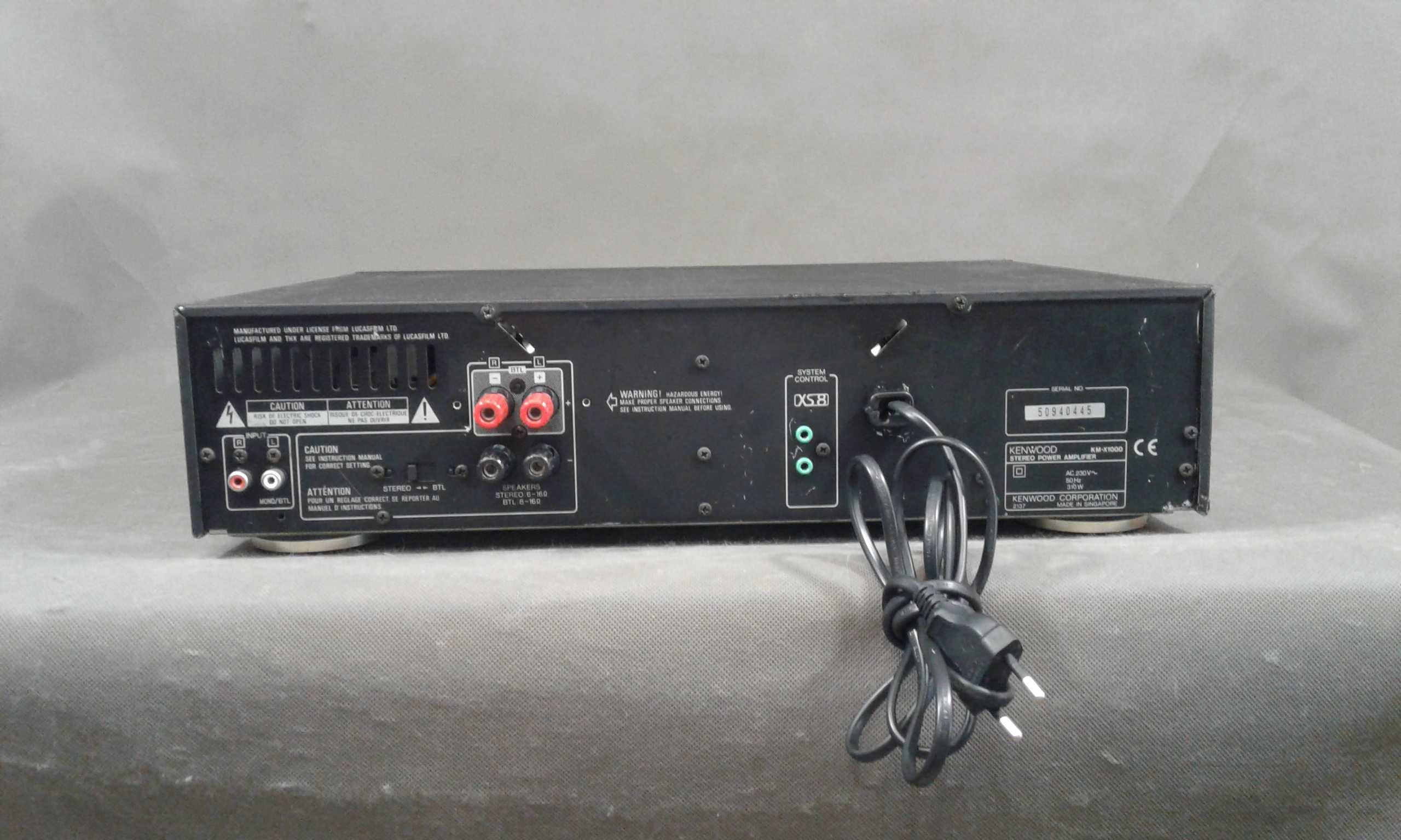KENWOOD KM-X1000,końcówka, wzmacniacz stereo