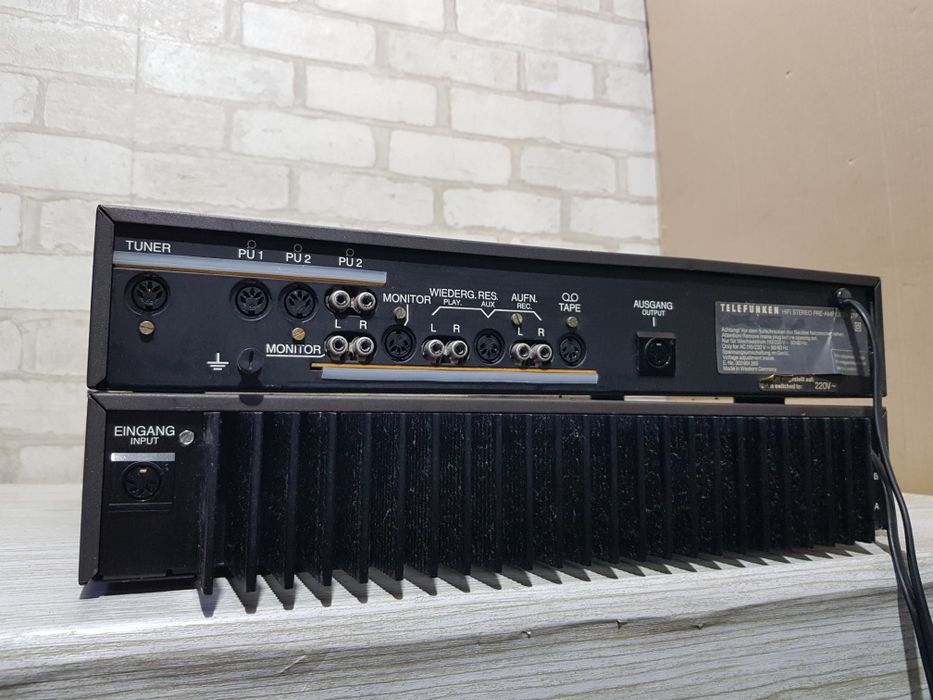 Предусилитель / оконечник/ Підсилювач Telefunken STP/STM 2x120Вт