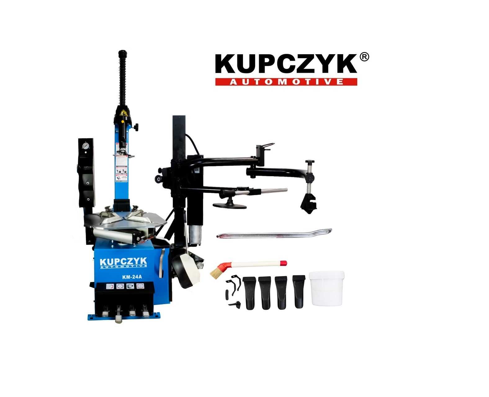 Montażownica do opon kół automatyczna 24" KM-24A RUNFLAT Kupczyk