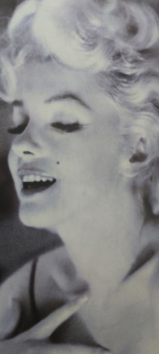 Marilyn Monroe  w srebrnej ramie 101x71