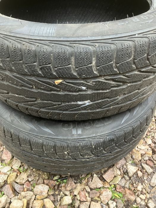 Opony zimowe 225/50 r17 para bieznik 5mm