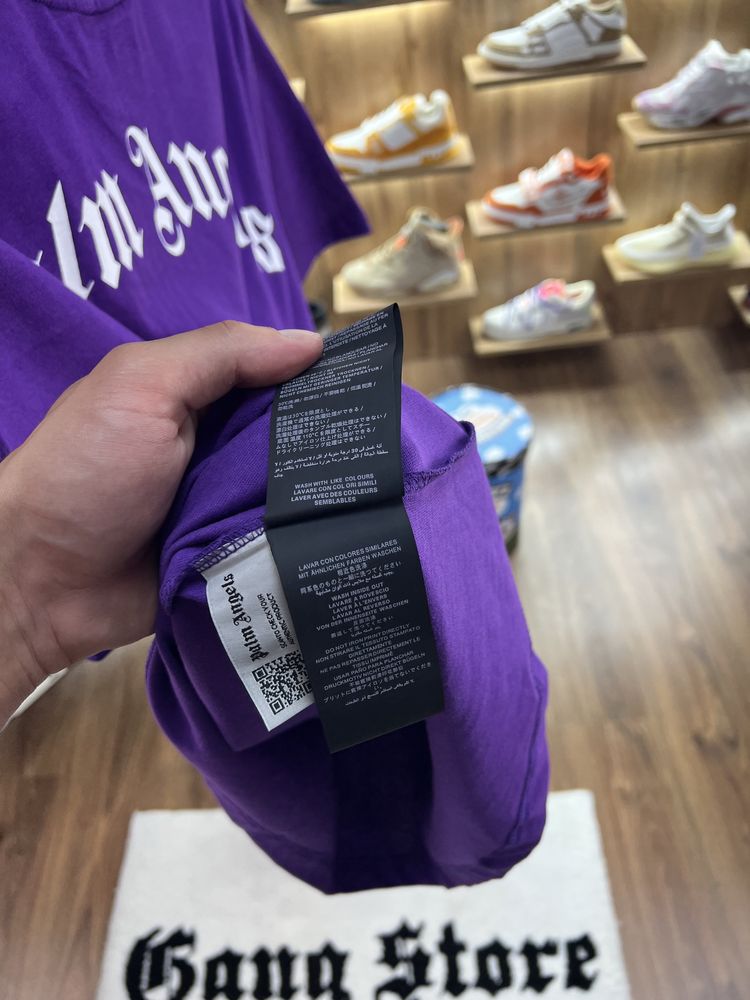 Футболка Palm Angels Bear Logo Violet