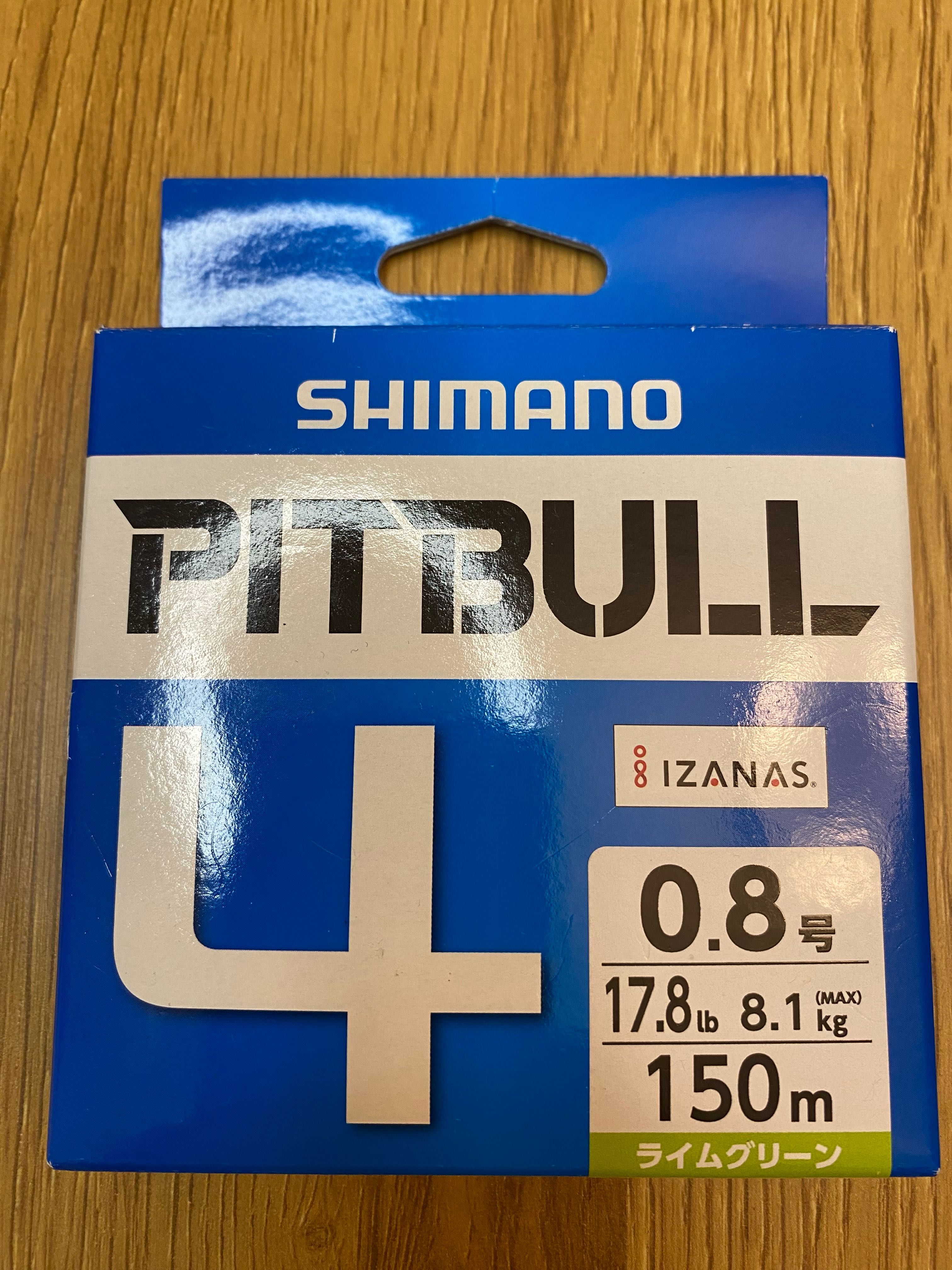 Plecionka Shimano pitbull #0,8 150m