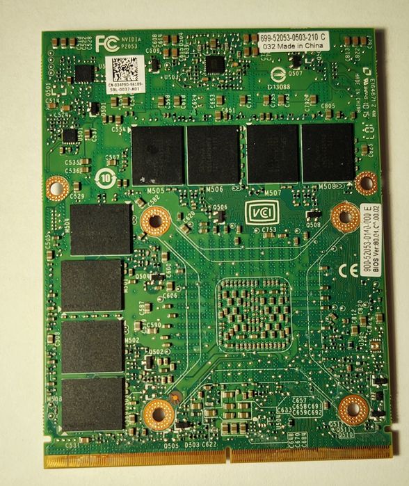 Відеокарта Nvidia Quadro K5100m 8Gb mxm Dell