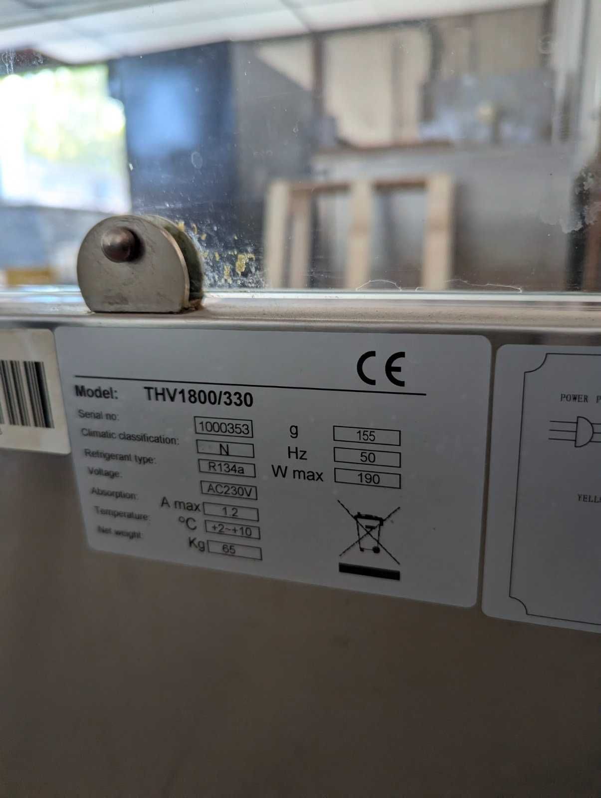 Холодильная витрина для топинга Gastro Hero THV1800/330, б/у