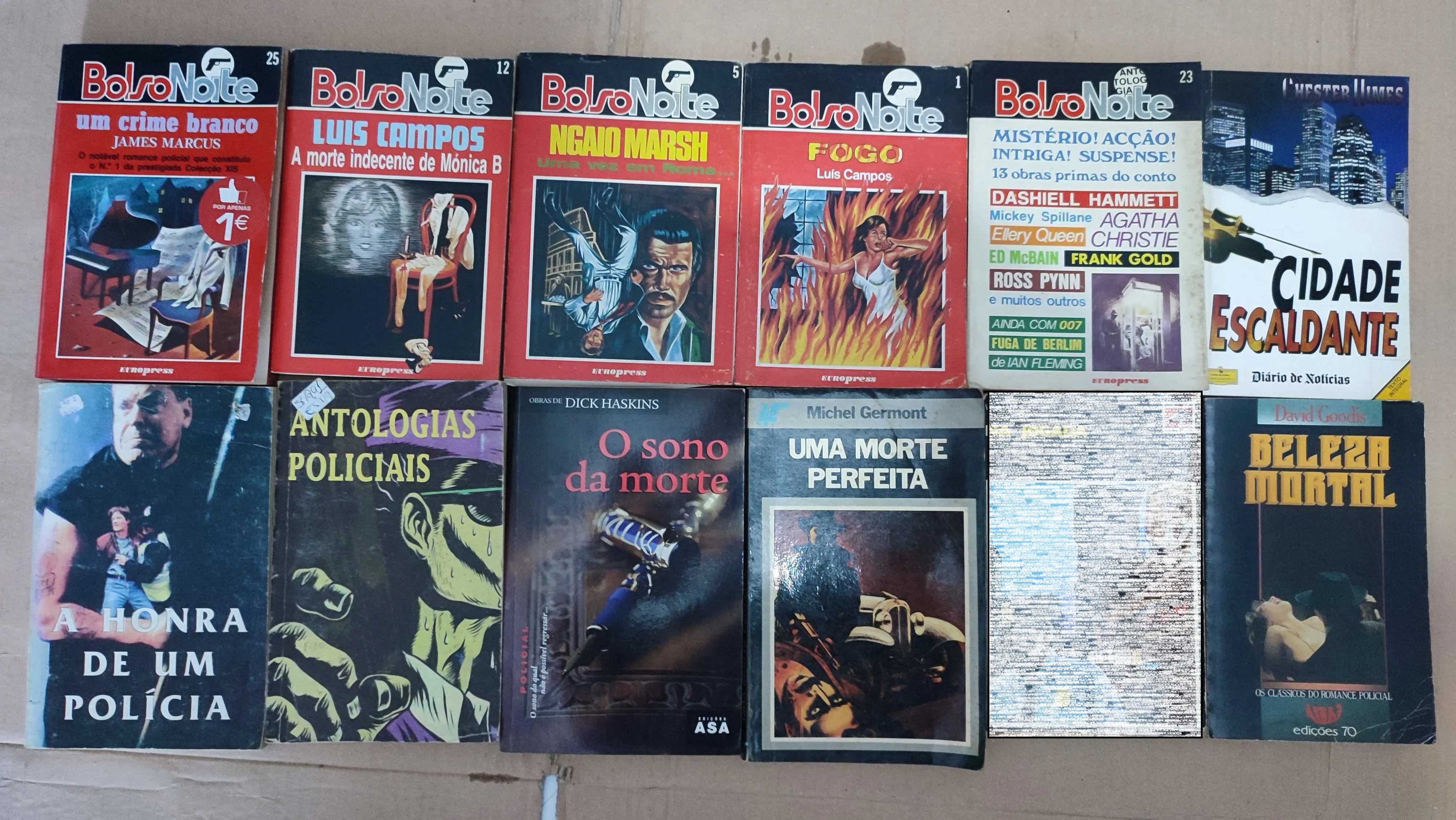 Lote 78 livros Policial e Espionagem