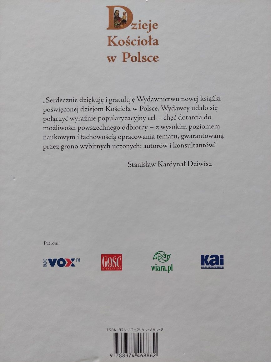 Książka Dzieje Kościoła w Polsce