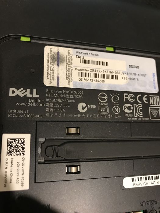 Планшет DELL LATITUDE ST T02G 10.1" На запчасти или под ремонт!