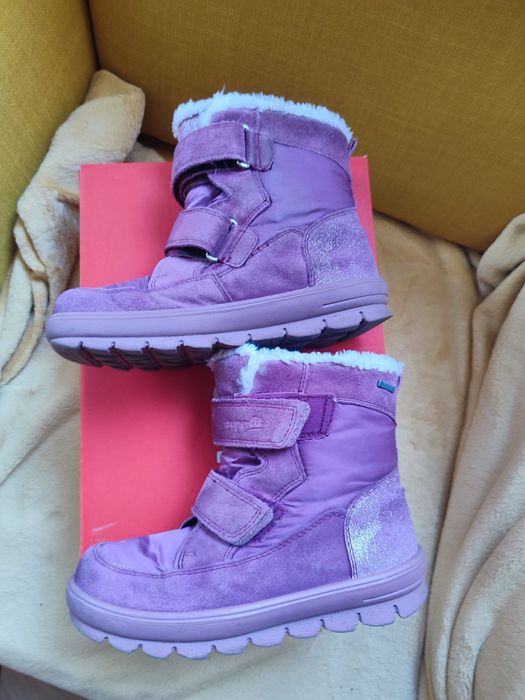 Śniegowce Gore-Tex Superfit rozmiar 33 dla dziewczynki
