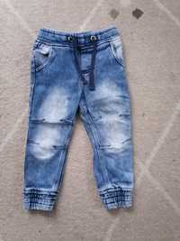 Spodnie joggers jeansowe dziecięce 86/92