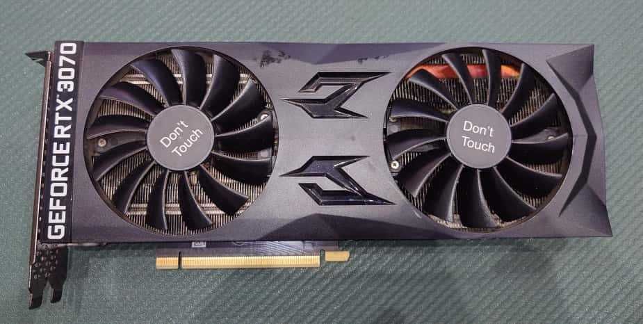 RTX 3070 8GB OEM 2 wentylatory 85 POTEGA