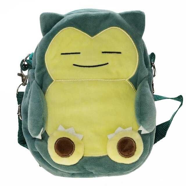 Torba Torebka na ramię Snorlax Pokemon Nerka Pluszowa Nowa