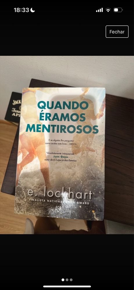 Livro “Quando éramos mentirosos”