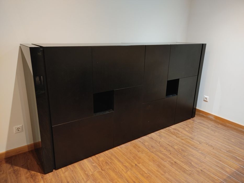 Conjunto de 2 Móveis/Armários 120x50x120cm para Sala de Jantar ou cozi
