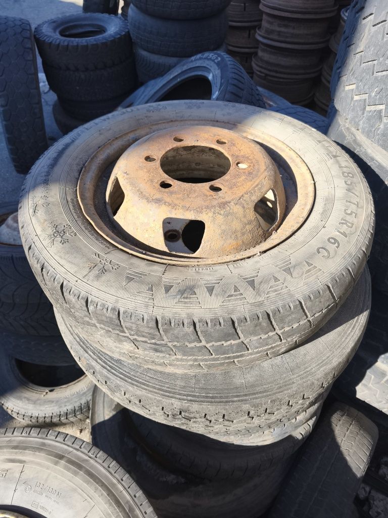 Шина диск колесо Газель Соболь Рута УАЗ 185/75 R16C в гарному стані