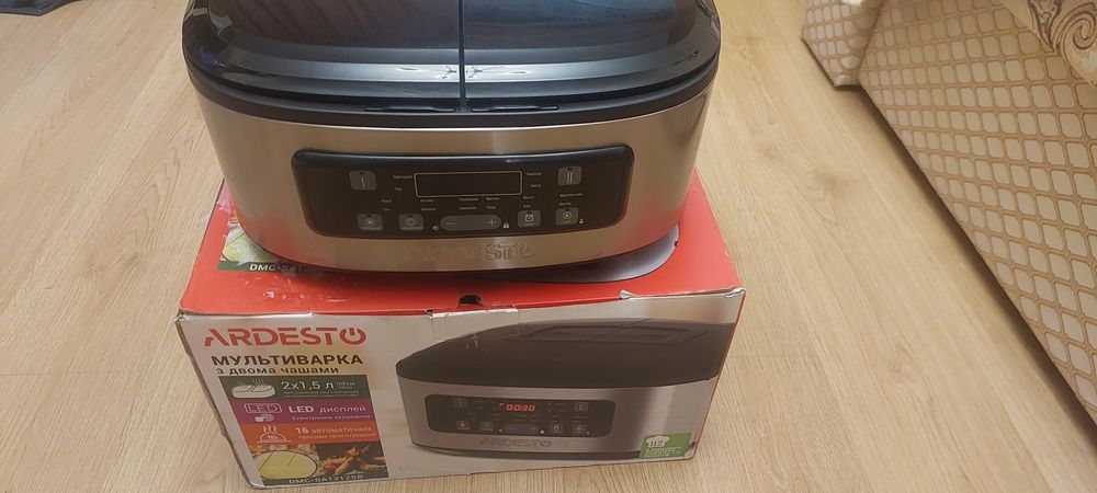 Мультиварка на дві чаш6и Ardesto  DMC-SA1212SB