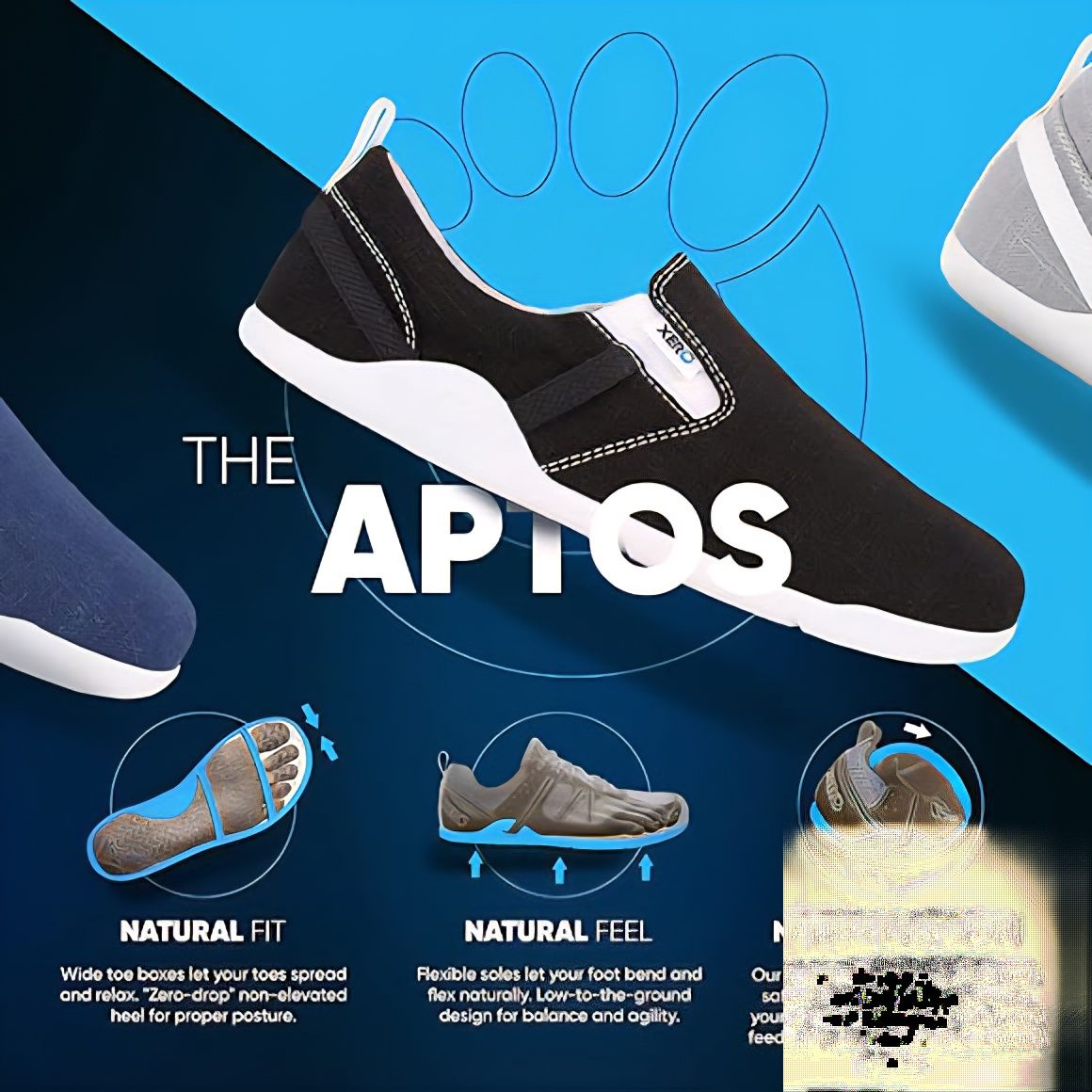 Нові Сліпони мокасини з конопляного полотна barefoot APTOS XERO SHOES