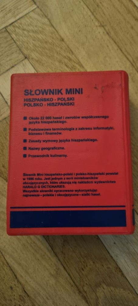 mini słownik hiszpańsko-polski, polsko-hiszpański