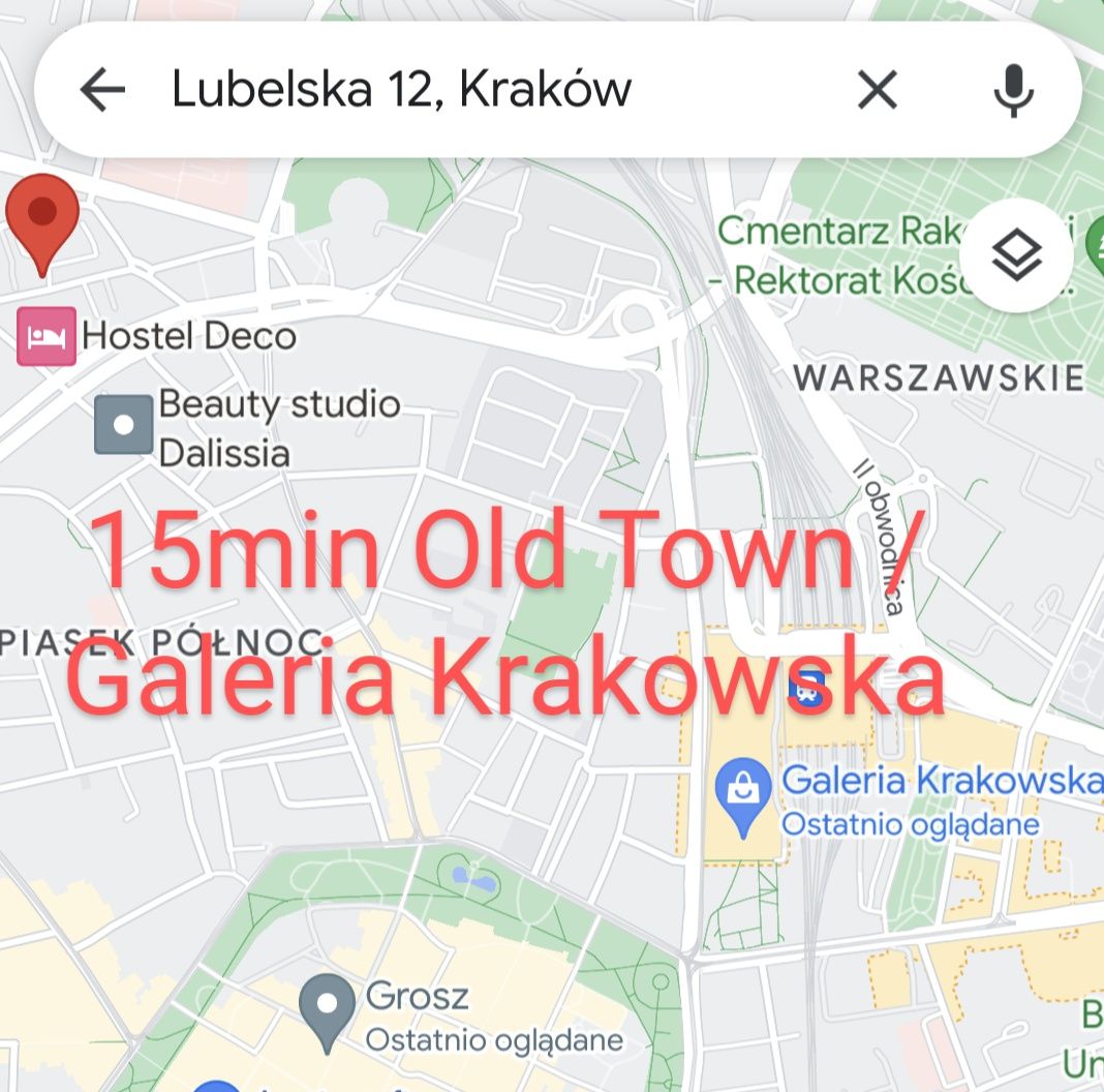 LOFT Lubelska Nowy Kleparz pokoj lazienka klima Wifi BEZ PROWIZJI