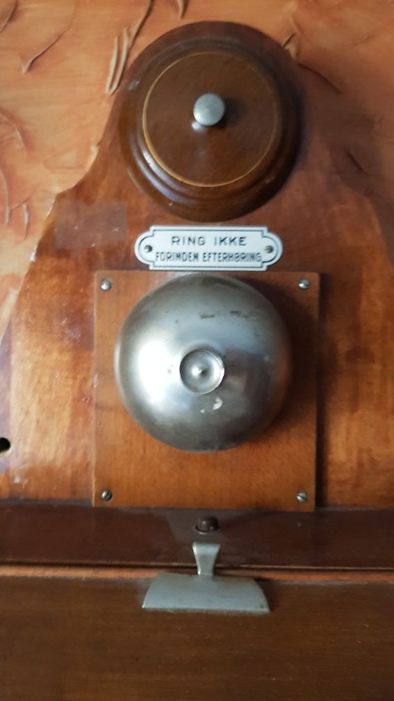 XIX w Zabytkowy Telefon z około 1910 roku  rna Ścianę w Super Stanie