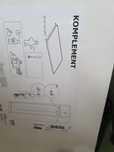Prateleira / estante IKEA komplement 100 cm x 58 cm para roupeiros PAX