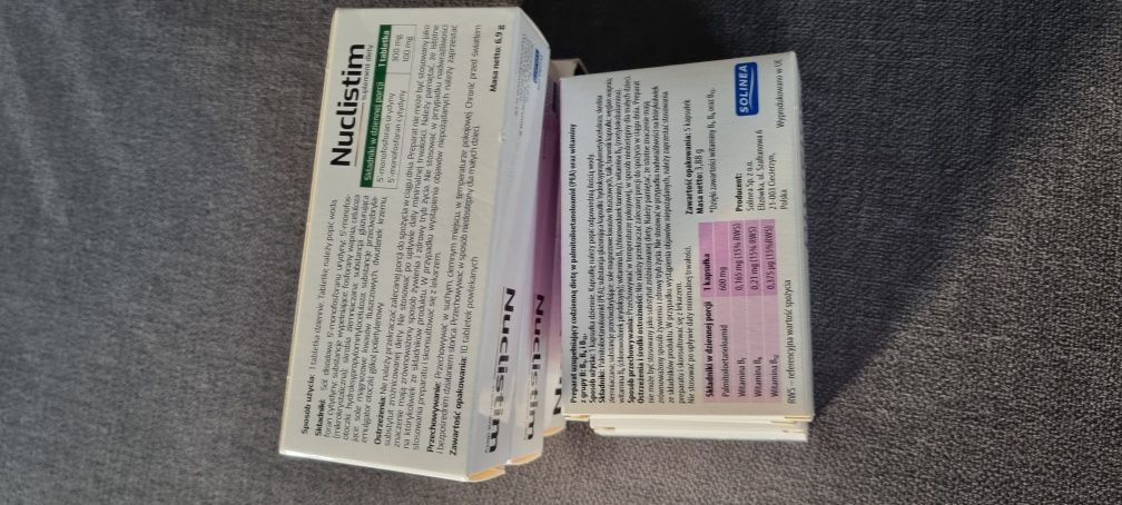 Nuclistim 30 szt i Solamid 15szt. Suplement diety.