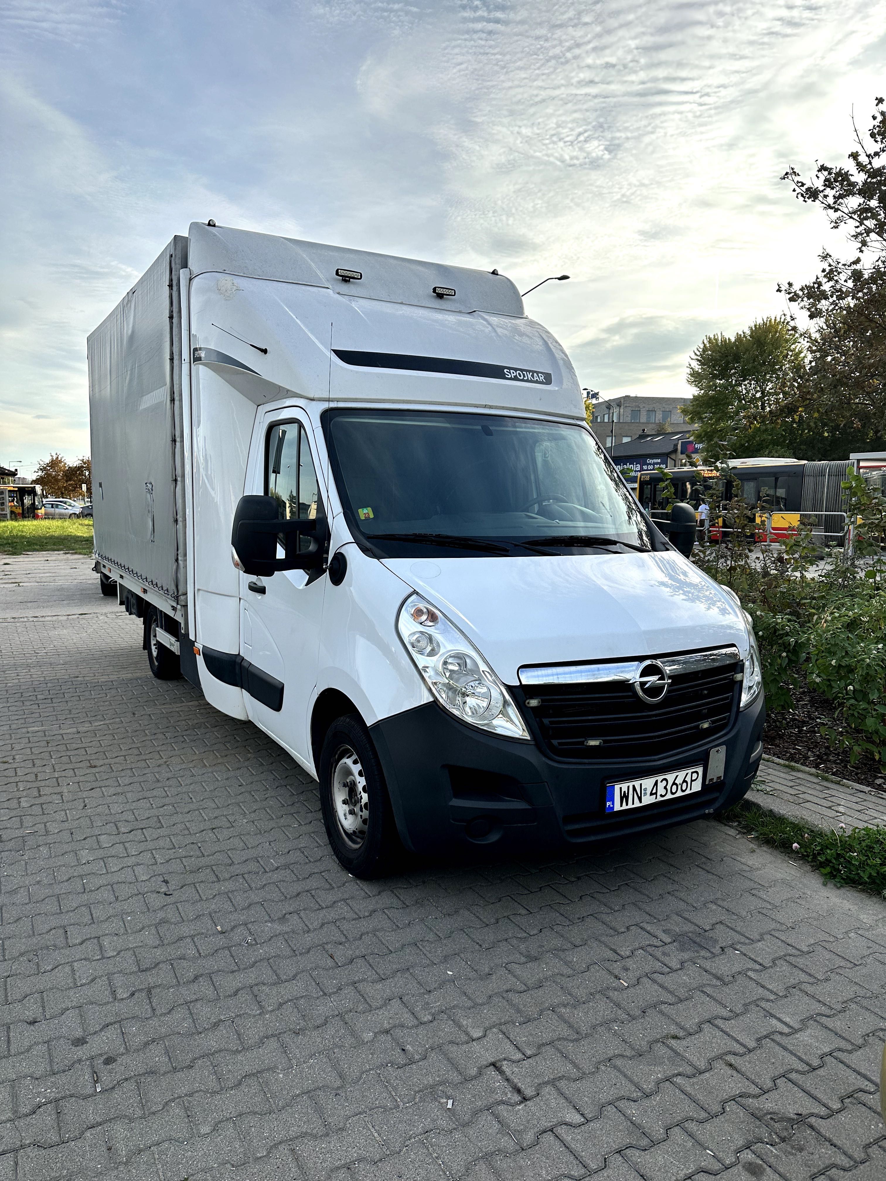 Opel Movano 2019r Bus Plandeka