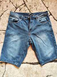 Sinsay - męskie szorty jeansowe, rozmiar 34, Regular