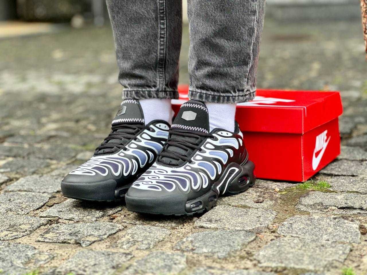 Nike Air Max TN Plus Drift Black White круті топ кросівки якість