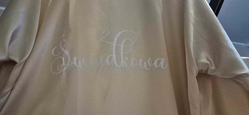 Szlafroki Panna Młoda i Świadkowa