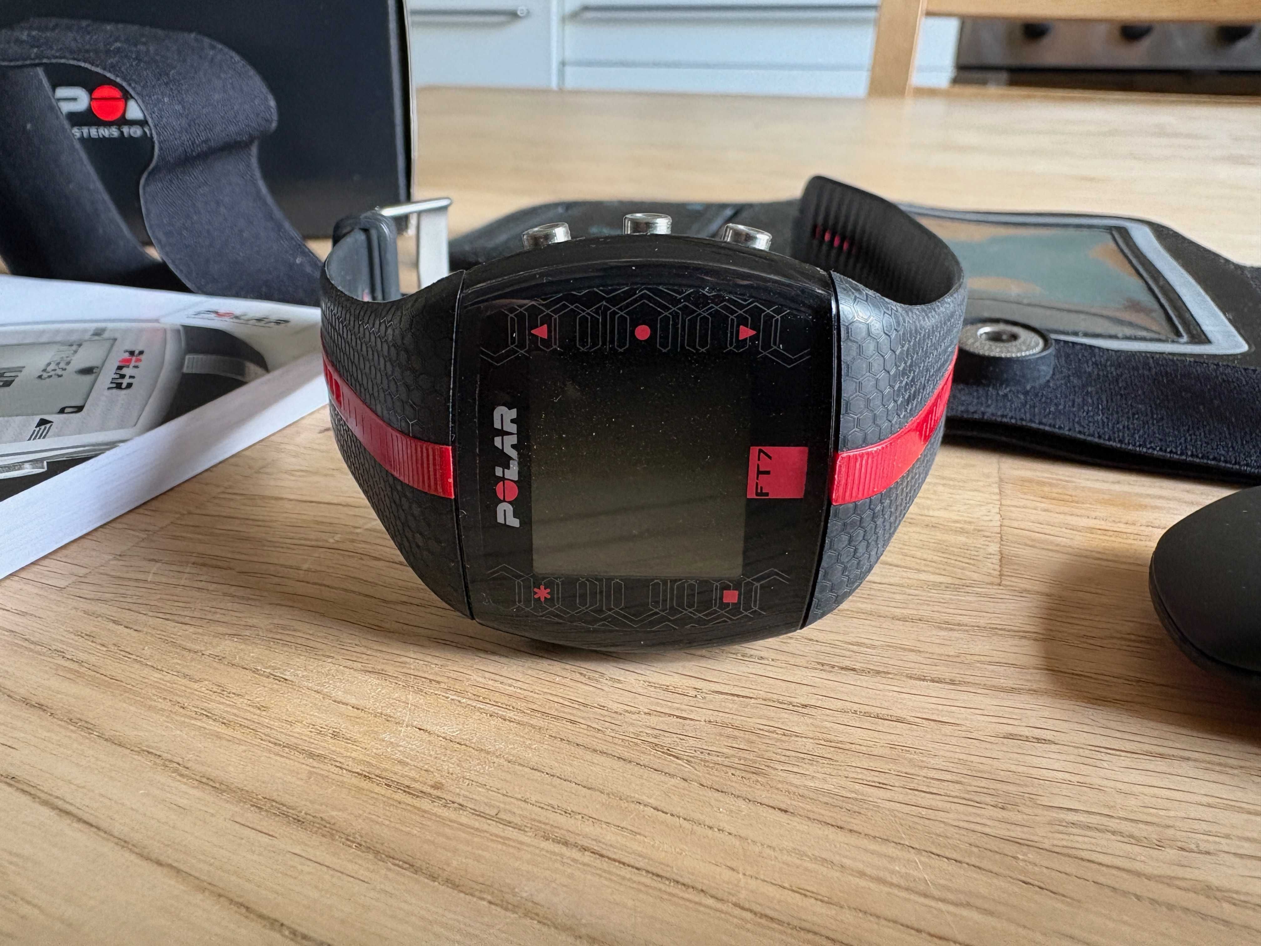 Zegarek Polar FT7 + pulsometr Polar Wearlink z paskiem na klatkę piers