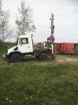 Wiertnica do studni Mercedes Unimog.