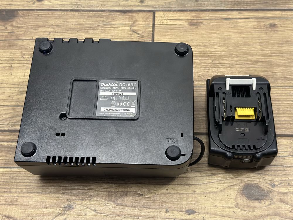 Makita | bateria akumulator BL1850B 5AH + szybka ładowarka DC18RC