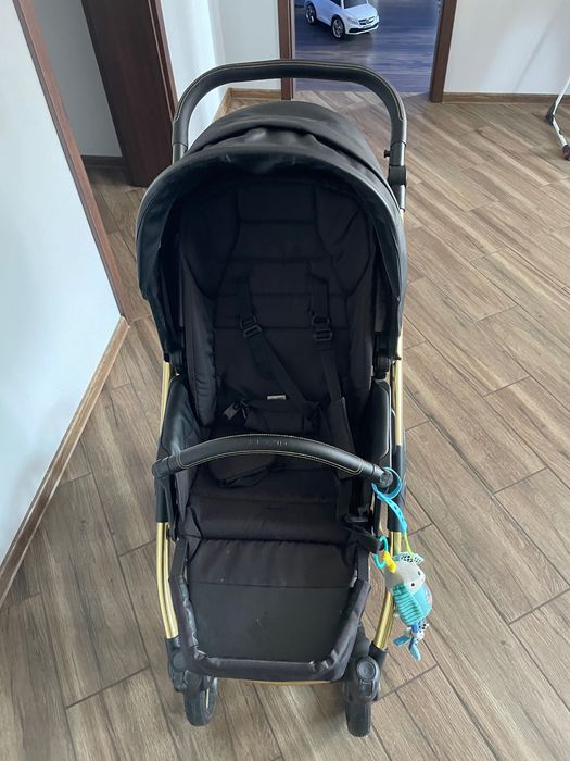 Wózek Bebetto Flavio Premium Class gondola + spacerówka - stan idealny