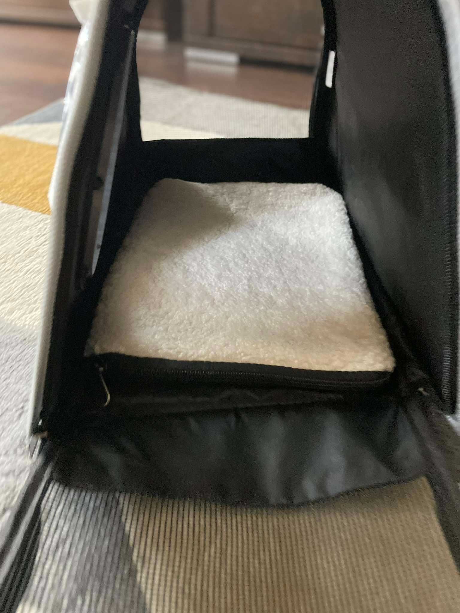Transporter dla kota psa małych zwierząt PREMIUM sztywny składany