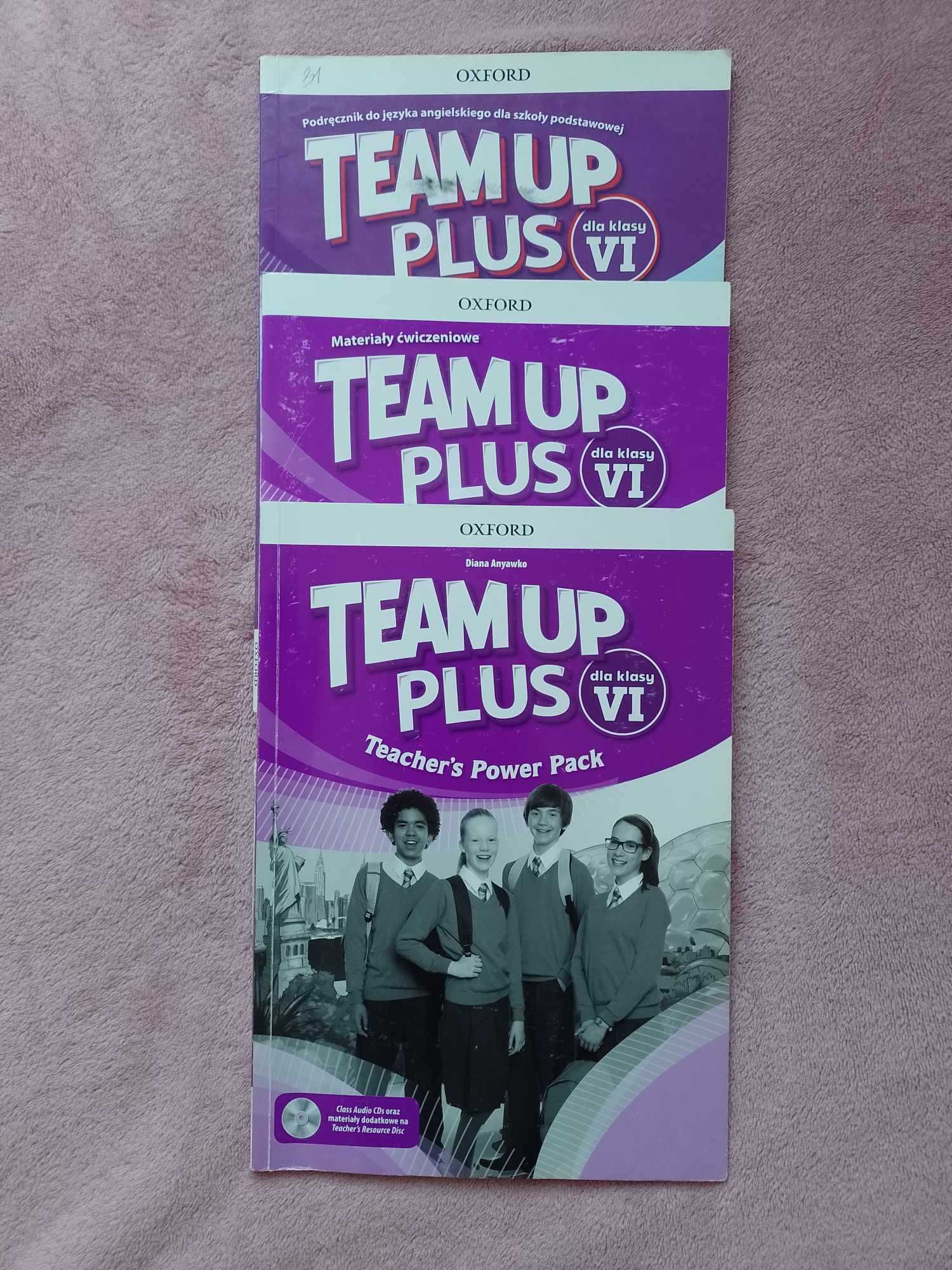 TEAM UP PLUS klasa 6- podręcznik, ćwiczenia, książka nauczyciela