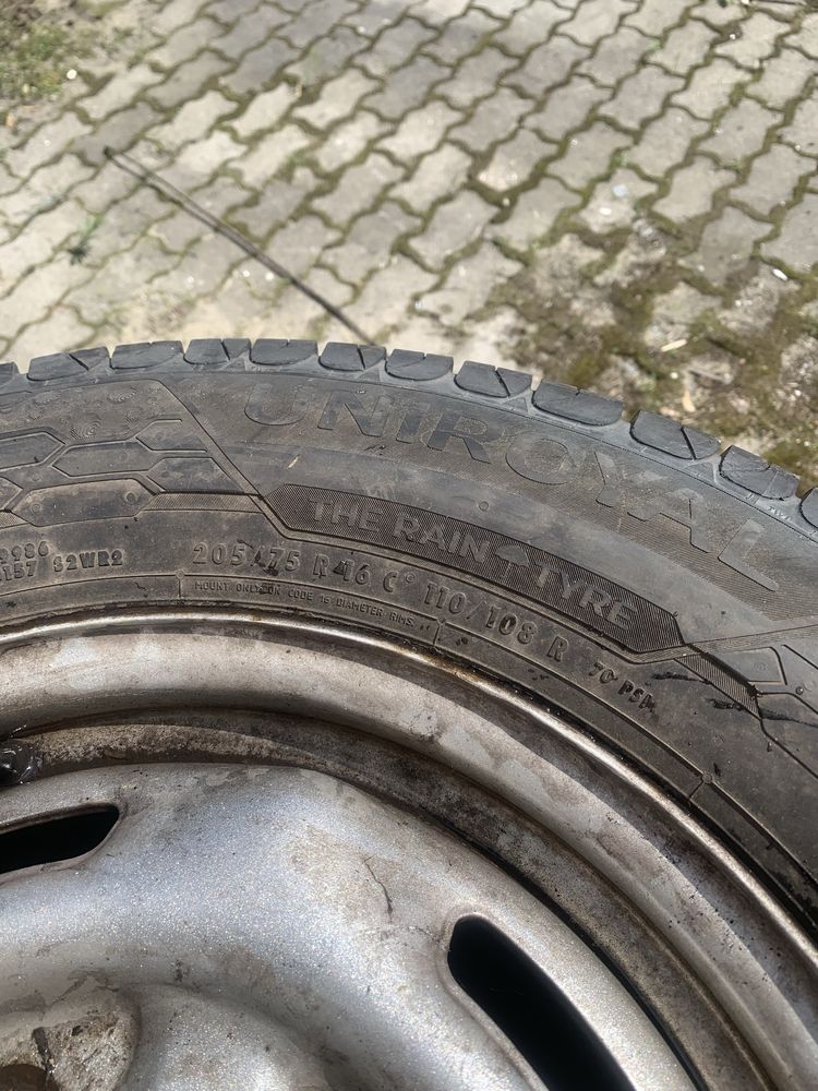 Komplet kół 16c ford transit stan bdb