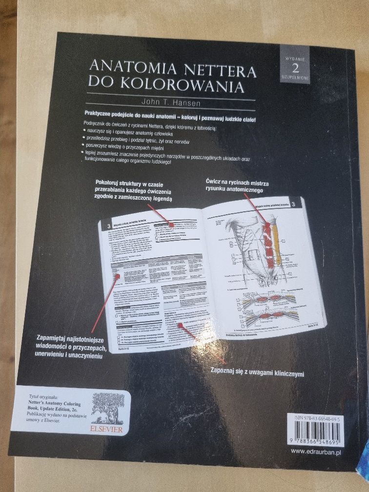 Atlas Anatomiczny NETTER 7 + Anatomia Nettera do kolorowania 2