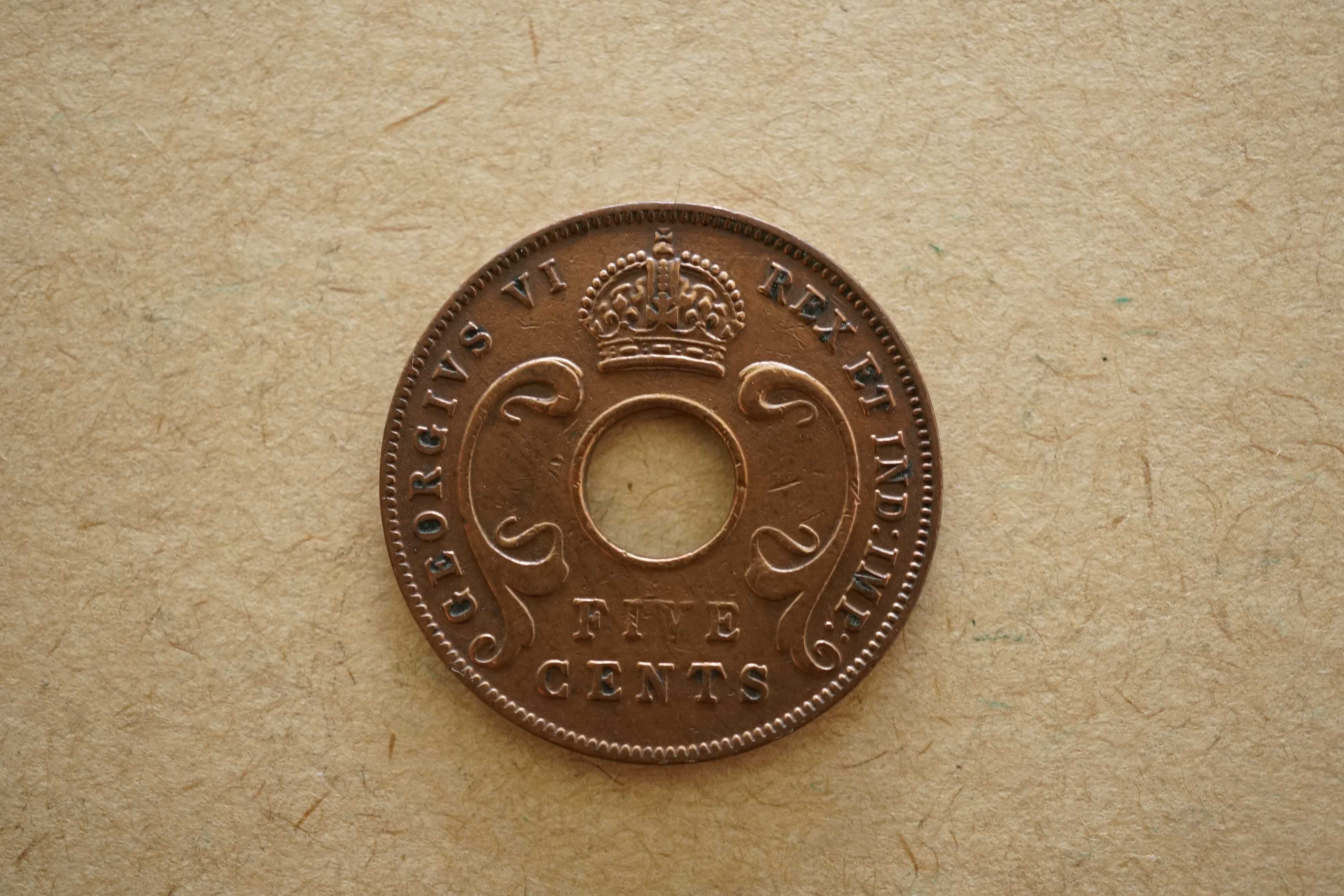 Lote 4 Moedas de 10 centavos 1936 e 37, 5 centavos 1942 e 46