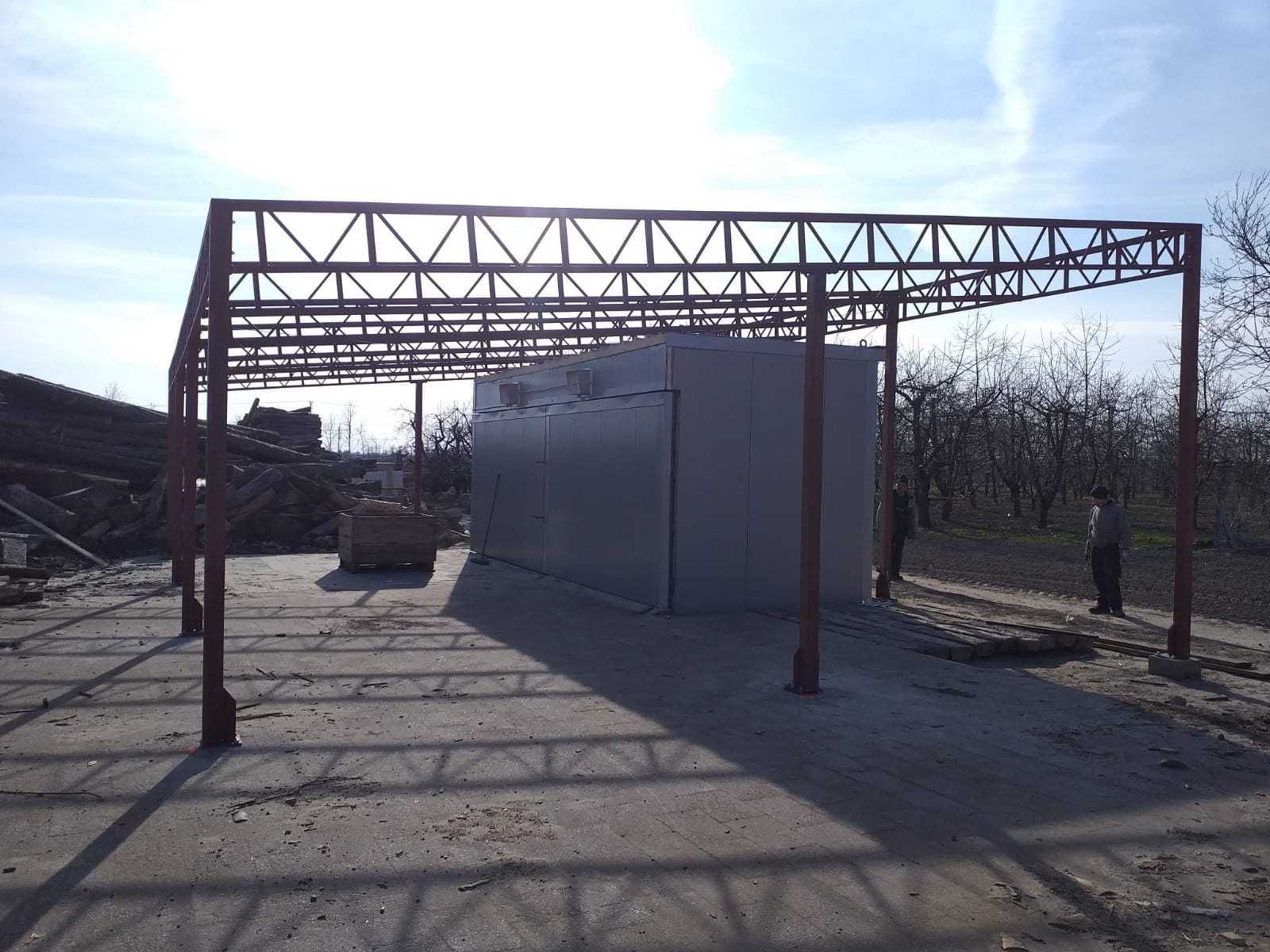 Konstrukcja Stalowa 6x12 - Wiata Garaż Hala Carport - Nowa i Solidna