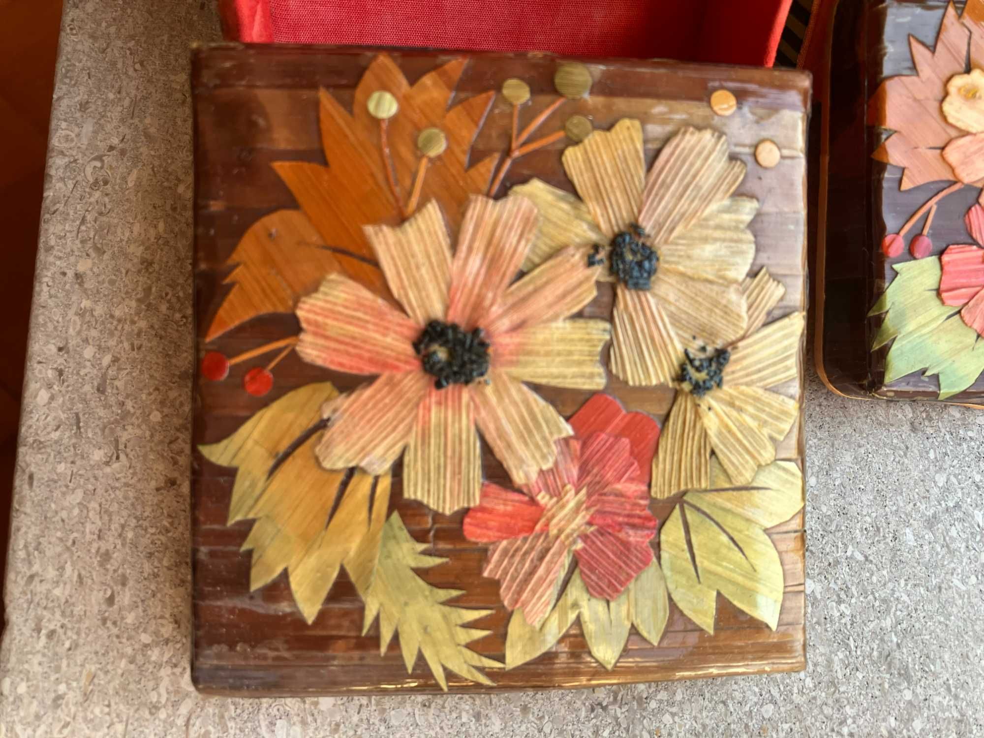 Conjunto de 2 caixas decorativas