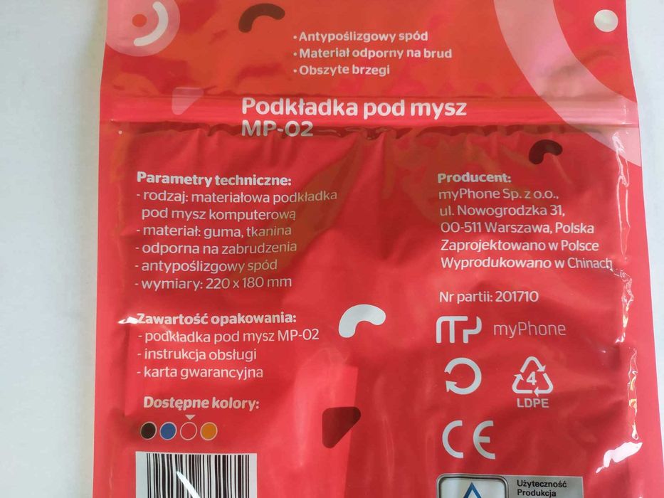 Podkładka pod Myszkę 22 x 18 cm