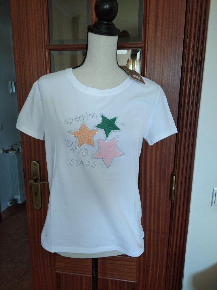 T-shirt nova tamanho L/XL