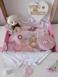 Pudełko Baby box baby shower narodziny chrzest prezent dla noworodka