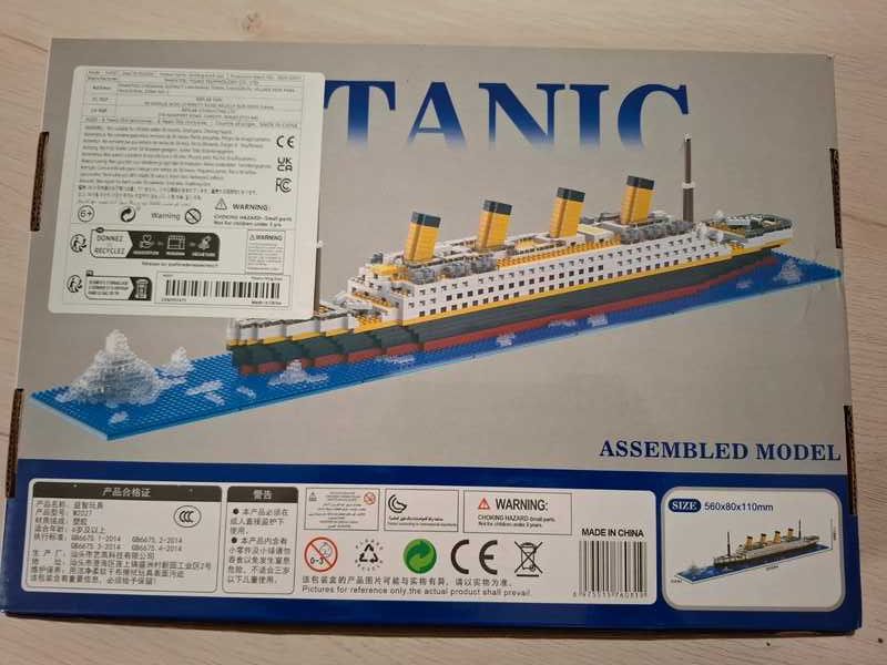 Titanic z klocków lego