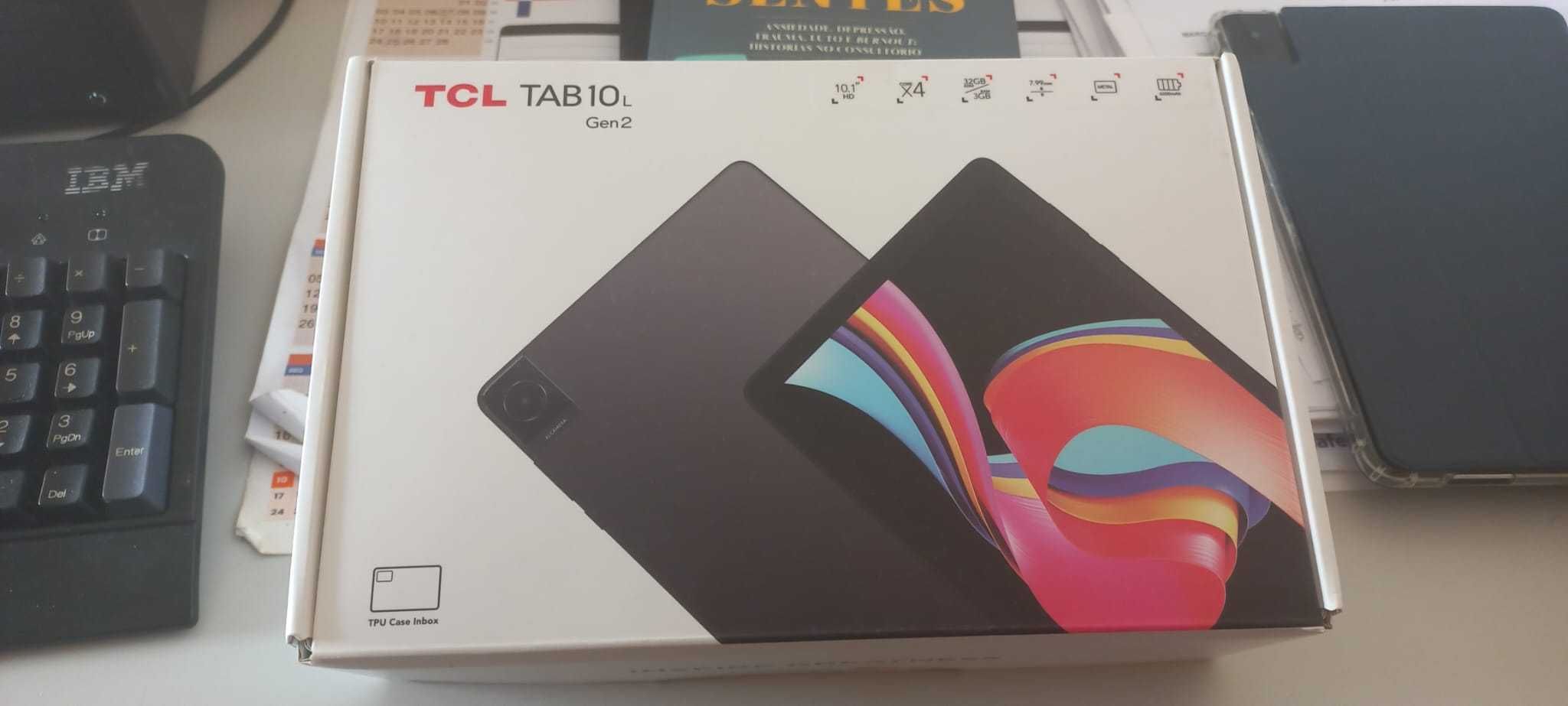 Tablet TCL 10 novo com capa 50 euros.